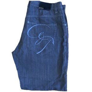 A. Tiziano 42 X 34 Men's Denim Jeans Silver Gray Wash Urban *Read